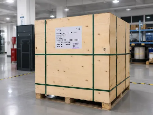 TV transmitter packaging