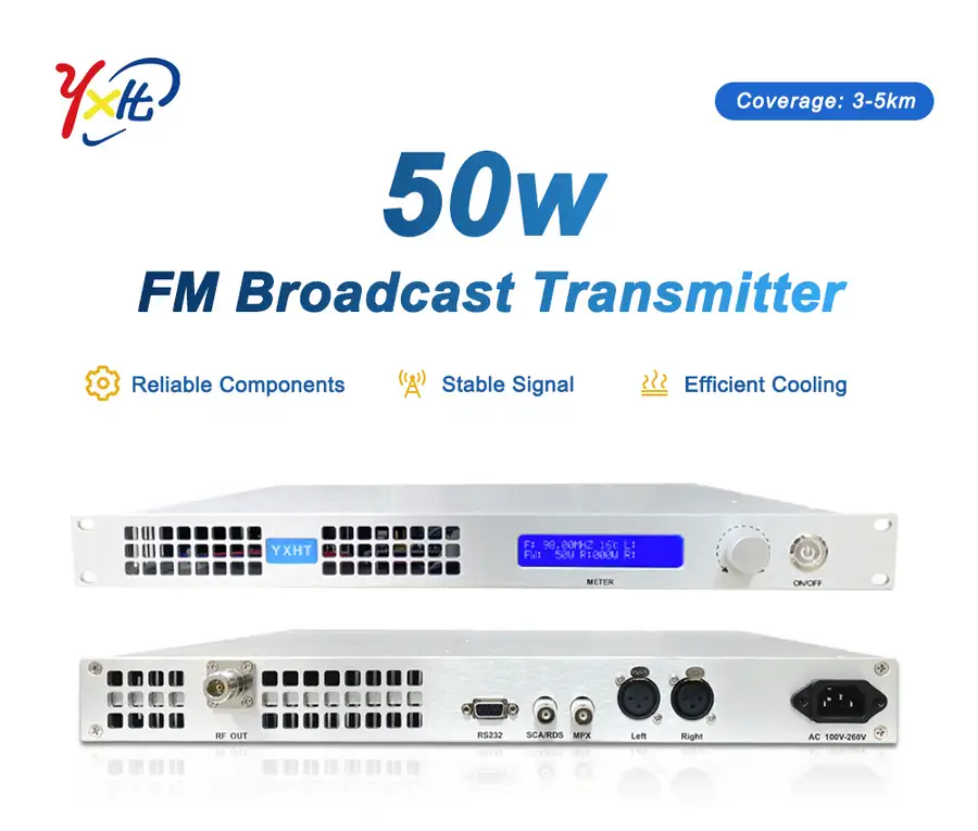 yxht-50w fm transmitter